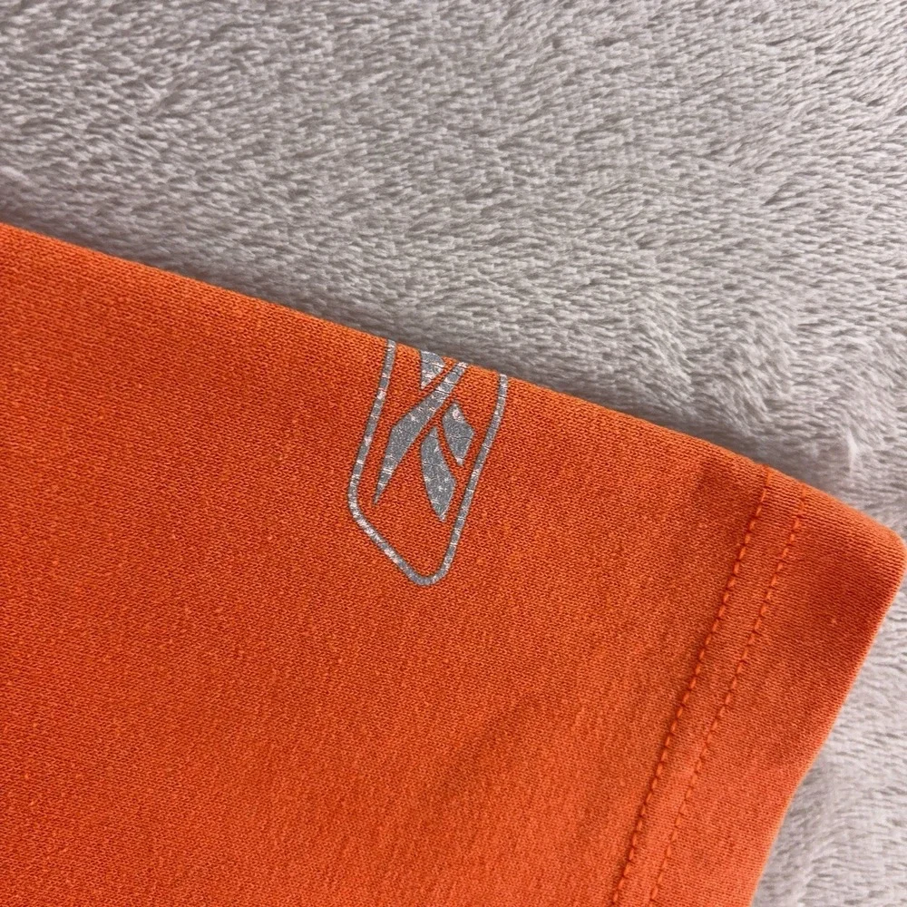 Reebok‎ Miami Dolphins Football T Shirt Mens Size Large Orange NFL Team Apparel